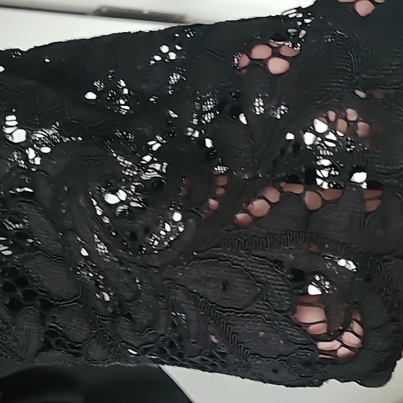 Express Black Lace Top - Picture 5 of 5